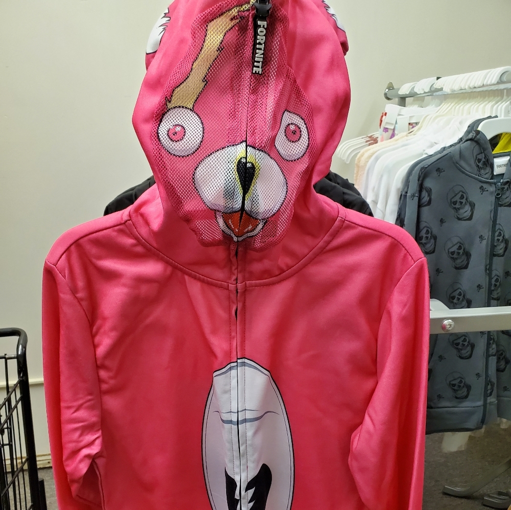 Pink Cosplay Hoodie/ Fortnite